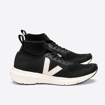 Veja V-knit X Rick Owens Mid Cierne - Panske Tenisky